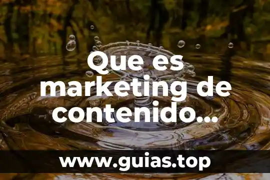 Que es una prueba de concepto en marketing 6 Que es marketing de contenido segun autores
