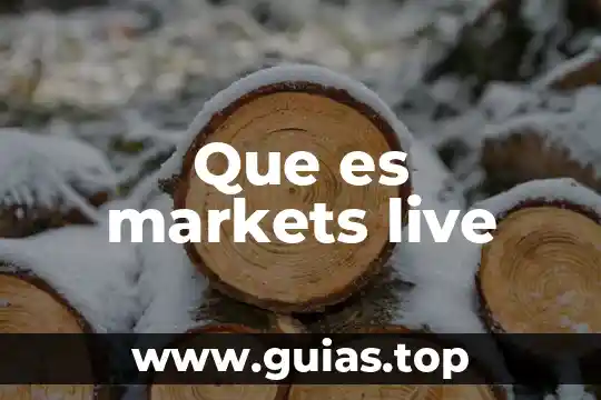 Qué es IML Markets Live 4 Que es markets live