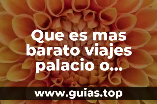 Que es mas barato viajes palacio o liverpool