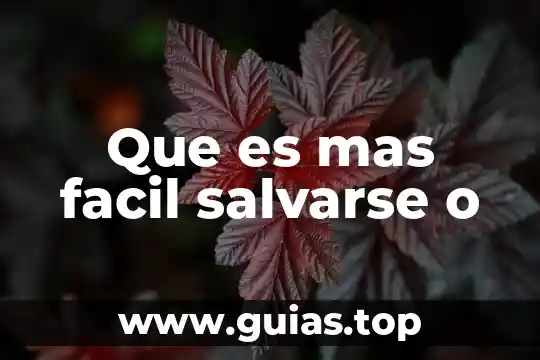 Qué es más fácil hebreo o griego 6 Que es mas facil salvarse o