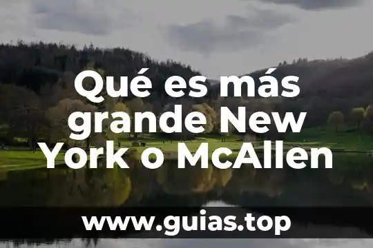 New age music que es 6 Qué es más grande New York o McAllen