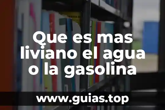 Que es un proceso de catálisis en la gasolina 4 Que es mas liviano el agua o la gasolina