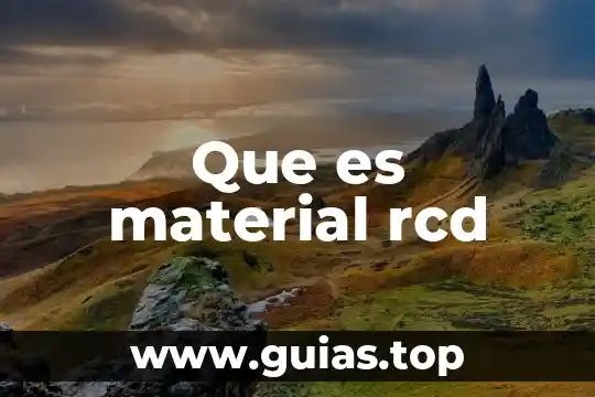 Que es a fatiga del material 8 Que es material rcd