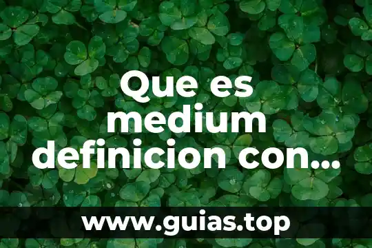 Que es la muerte definicion biblica 6 Que es medium definicion con termino cientifico