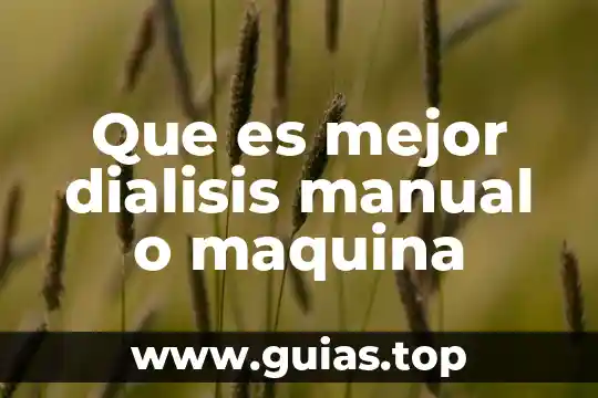 Que es mejor la banda o bts 3 Que es mejor dialisis manual o maquina
