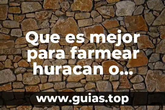 Que es el coral una planta o un animal 5 Que es mejor para farmear huracan o statikk