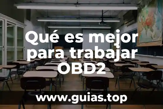 Que es mejor trabajar en escuela federal o estatal 7 Qué es mejor para trabajar OBD2