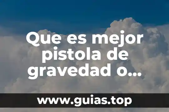 Qué es una carpeta interna en informática 5 Que es mejor pistola de gravedad o succion