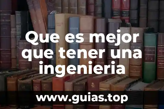 Que es el vigor de una planta 6 Que es mejor que tener una ingenieria