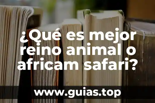Qué es el reino de los hongos definición 8 ¿Qué es mejor reino animal o africam safari?