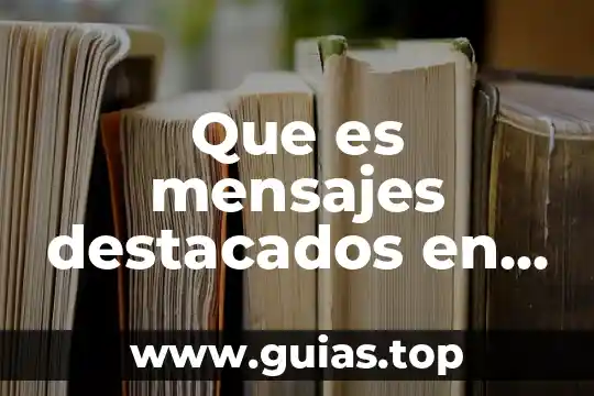 Que es un enlace de correo electronico 3 Que es mensajes destacados en el correo electronico