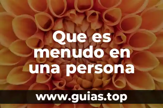 Qué es masa definición para niños 4 Que es menudo en una persona