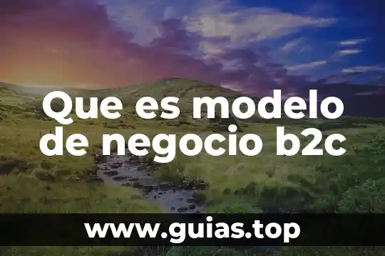 Que es el modelo col habilidades del pensamiento 4 Que es modelo de negocio b2c