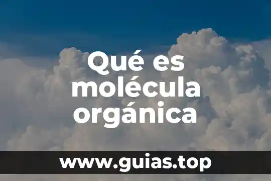 Laboratorio quimica organica que es un agente desecante 7 Qué es molécula orgánica