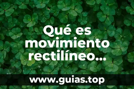 Qué es supinación concepto 7 Qué es movimiento rectilíneo uniforme concepto