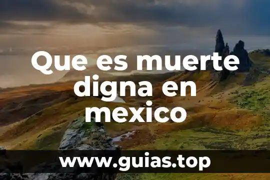 Que es sera duelo a muerte con cuchillos 6 Que es muerte digna en mexico