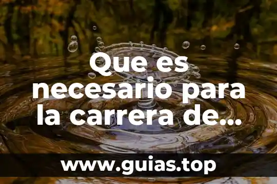 Que es carrera de velocidad concepto 5 Que es necesario para la carrera de diseño de artesanías