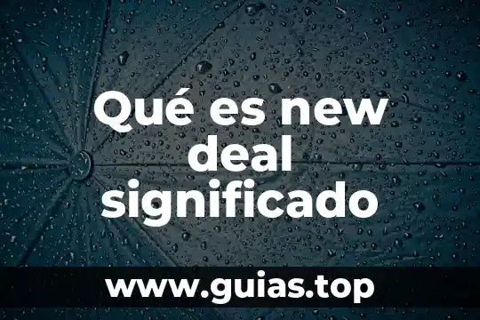 New age music que es 4 Qué es new deal significado