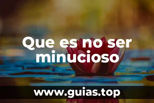 Que es numerica discreta 8 Que es no ser minucioso