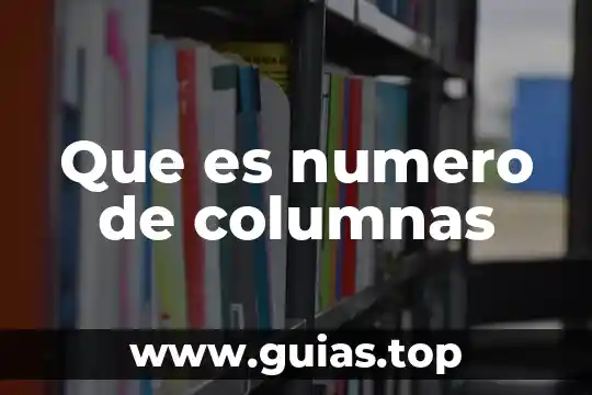 Qué es un número random 7 Que es numero de columnas
