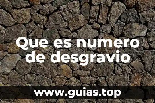 Qué es número cardinal 6 Que es numero de desgravio