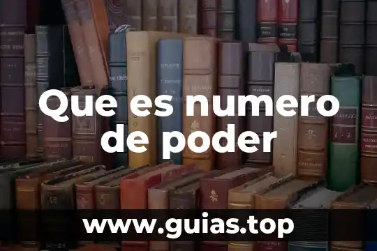 Qué es número dependientes 3 Que es numero de poder