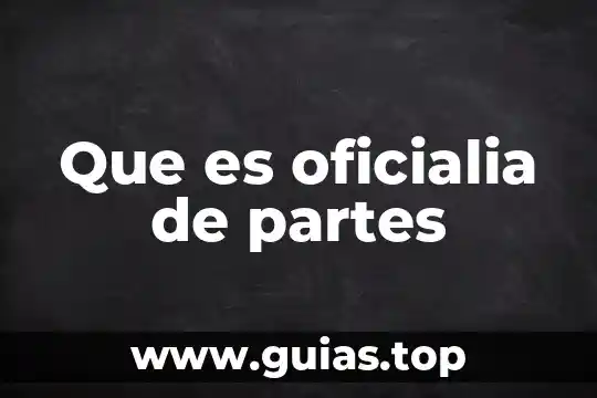 Partes del poema que es métrica 3 Que es oficialia de partes