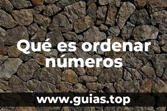Por que es importante el uso de los numeros reales 8 Qué es ordenar números