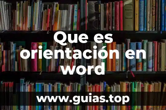 Que es ser persona orientacion educativa 3 Que es orientación en word