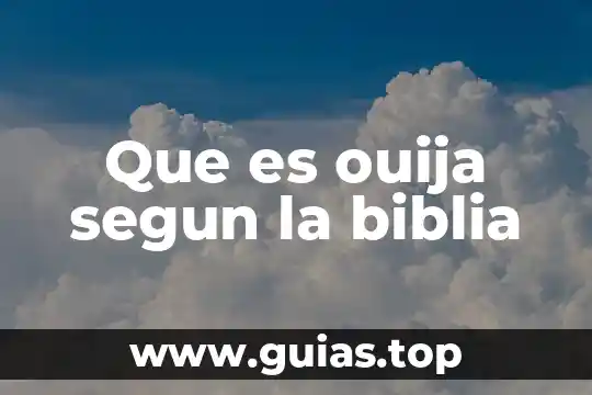 Qué es inducción según la filosofía 4 Que es ouija segun la biblia