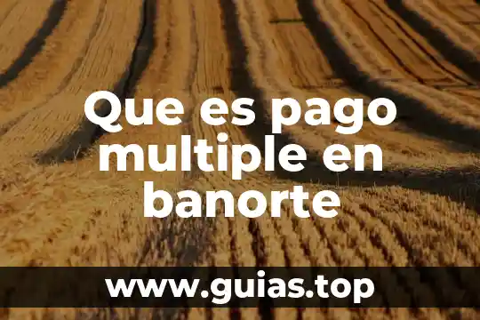 Que es un cargo recurrente banorte 5 Que es pago multiple en banorte