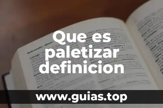 Que es la línea europea en carpintería definición 6 Que es paletizar definicion