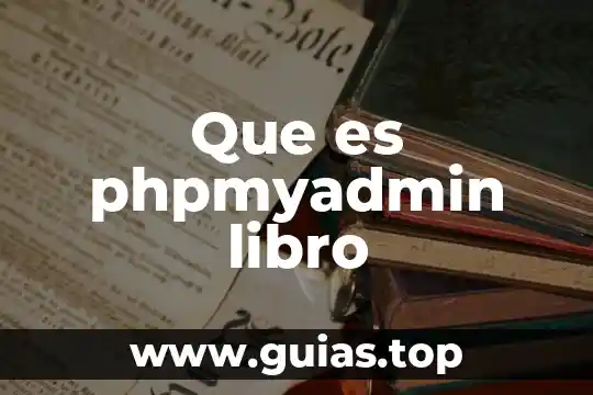 Que es libro luna de pluton 6 Que es phpmyadmin libro