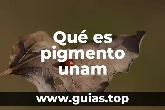 Que es genotipo unam 8 Qué es pigmento unam
