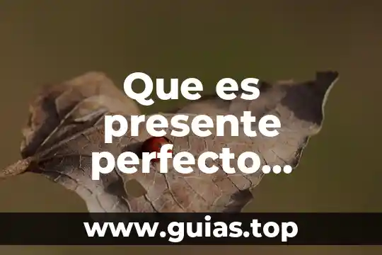 Que es un verbo regular en presente ingles 7 Que es presente perfecto compuesto ejemplos