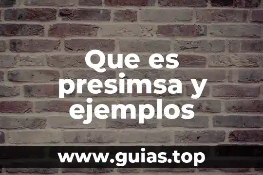 Que es un ente en contabilidad ejemplos 7 Que es presimsa y ejemplos