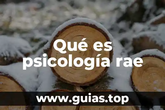 Que es prevención según la rae 5 Qué es psicología rae