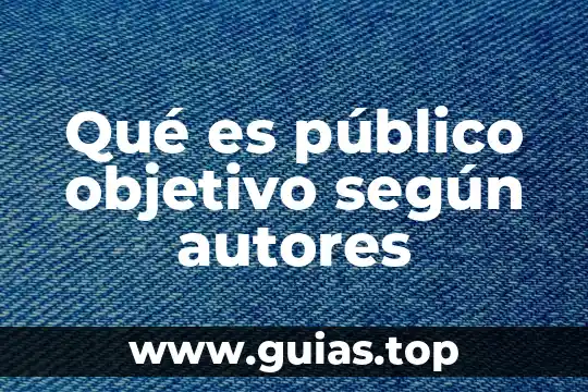Que es asea y cual es su objetivo 6 Qué es público objetivo según autores