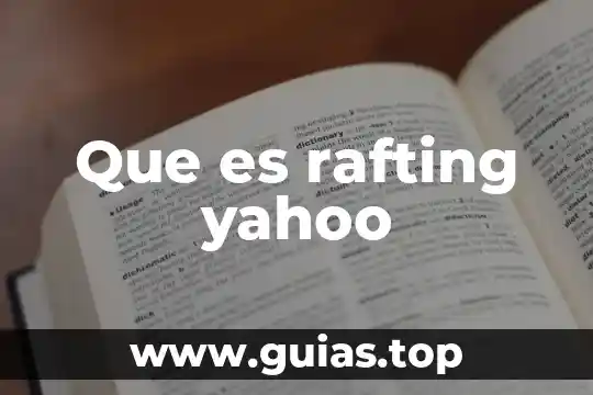 Que es ser esteril yahoo 4 Que es rafting yahoo