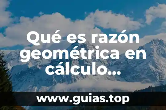 Que es el desarrollo de una figura geometrica 6 Qué es razón geométrica en cálculo mercantil