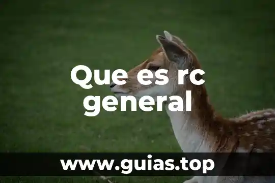Qué es la escala general de los sonidos 8 Que es rc general
