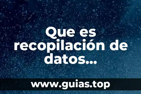 Que es some en base de datos 3 Que es recopilación de datos históricos