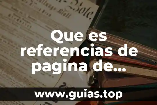 Que es formato de número de página en word 5 Que es referencias de pagina de word