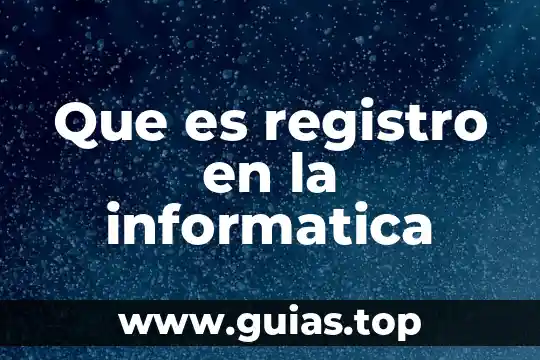 Qué es multiplexar en informática 4 Que es registro en la informatica