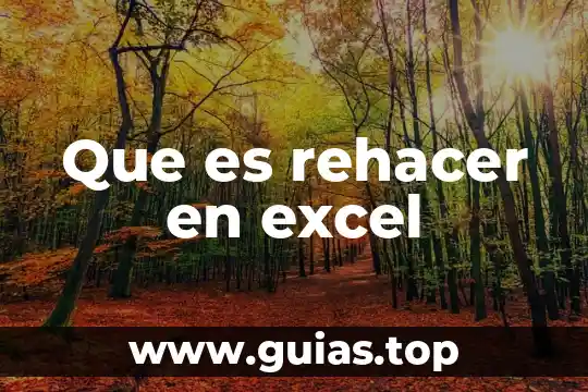 Que es grafico y sus tipos en excel 4 Que es rehacer en excel