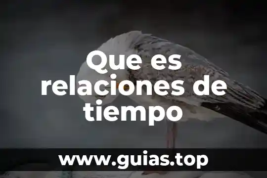 Que es el tiempo pasado compuesto 8 Que es relaciones de tiempo