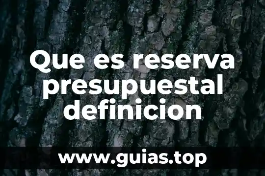 Que es color definicion para niños 6 Que es reserva presupuestal definicion