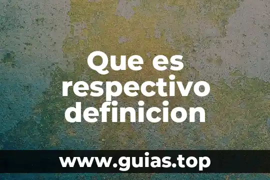 Qué es duopolio definición 3 Que es respectivo definicion