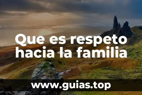 Que es el crecimiento economico hacia adentro concepto 3 Que es respeto hacia la familia