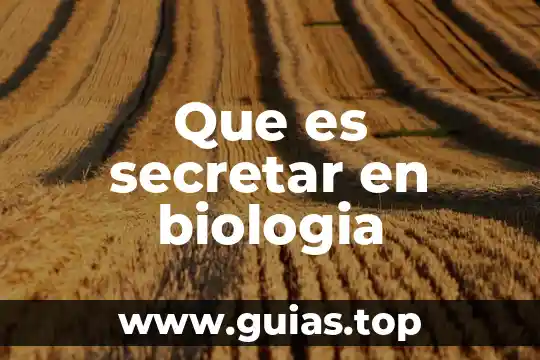 Qué es filética en biología 6 Que es secretar en biologia